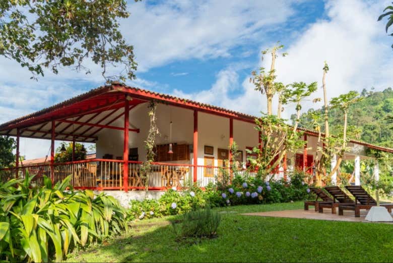 La hacienda Venecia, rodeada de naturaleza