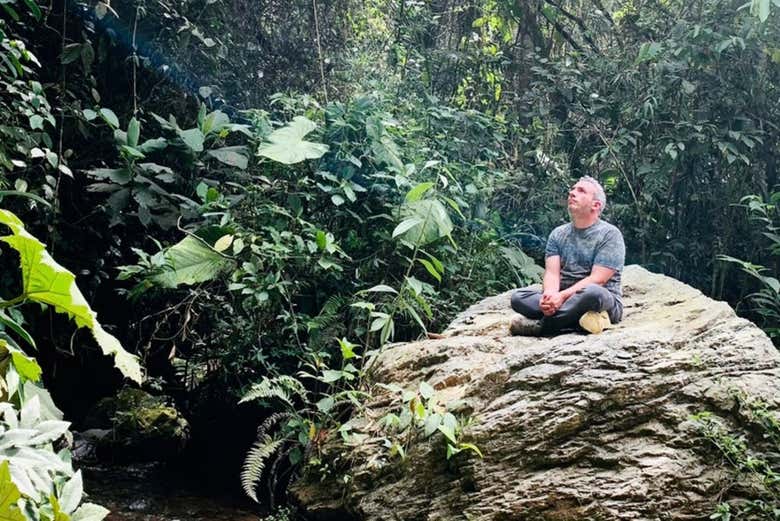 Observando la Quebrada del Bohío