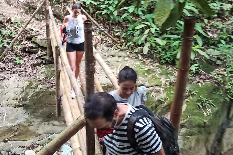 Atravesando puentes y cascadas