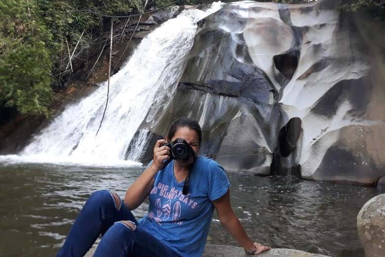 Recorriendo la finca El Tesoro