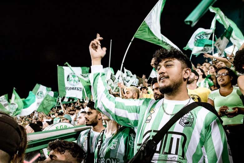 Aficionados del Atlético Nacional de Medellín