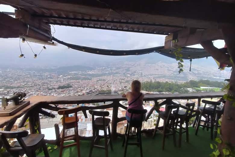 En el mirador Ojos de Dios
