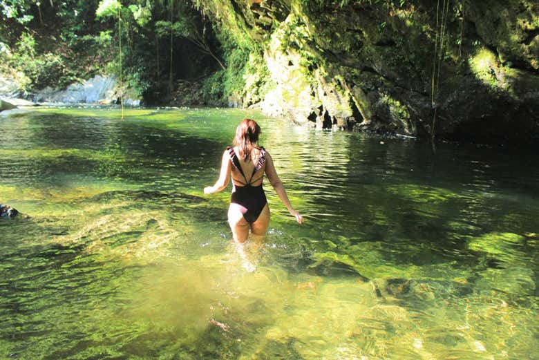 Você poderá nadar no rio Melcocho
