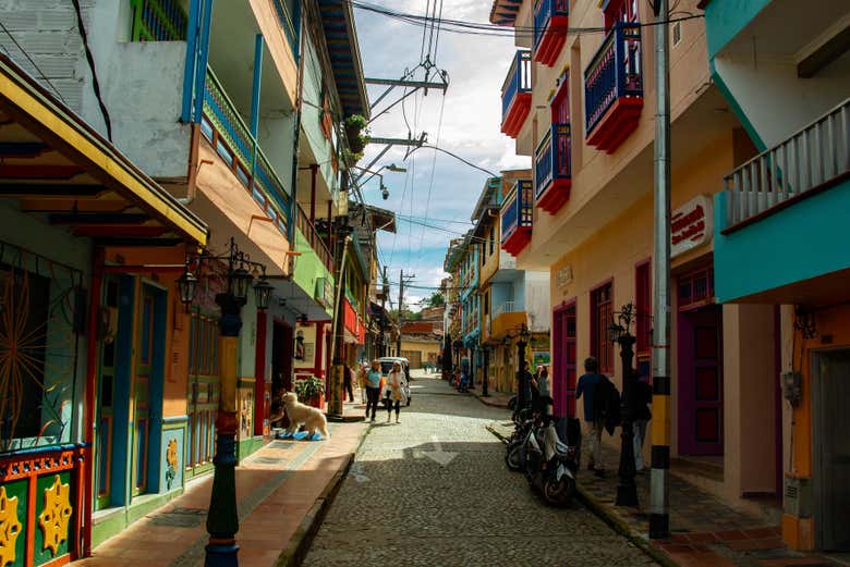 Calles coloridas de Guatapé