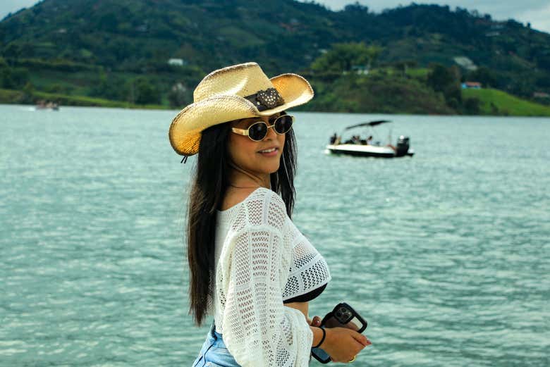 Podréis disfrutar del embalse de Guatapé