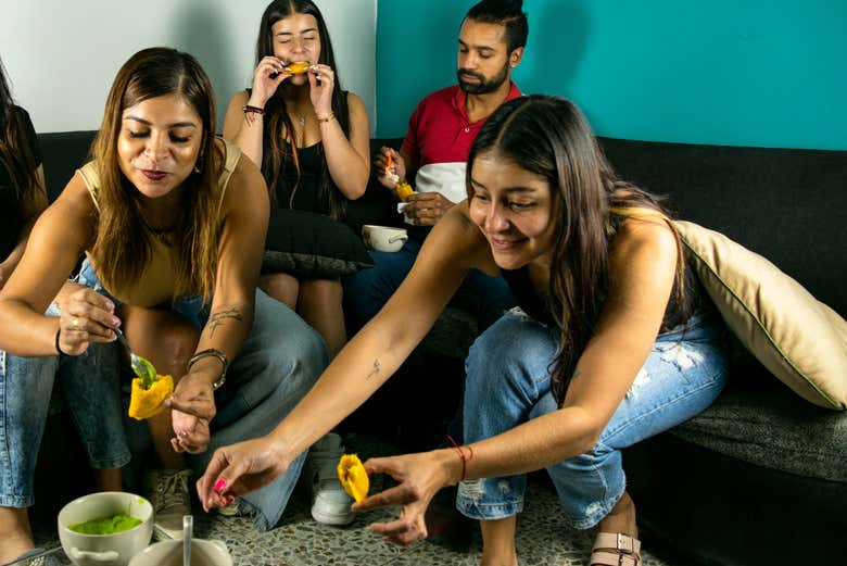 Degustação de empanadas colombianas