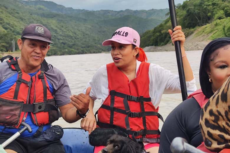 Rafting sul fiume Cauca