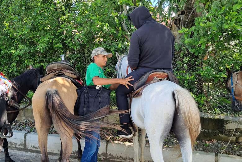 Una passeggiata a cavallo ad Antioquía