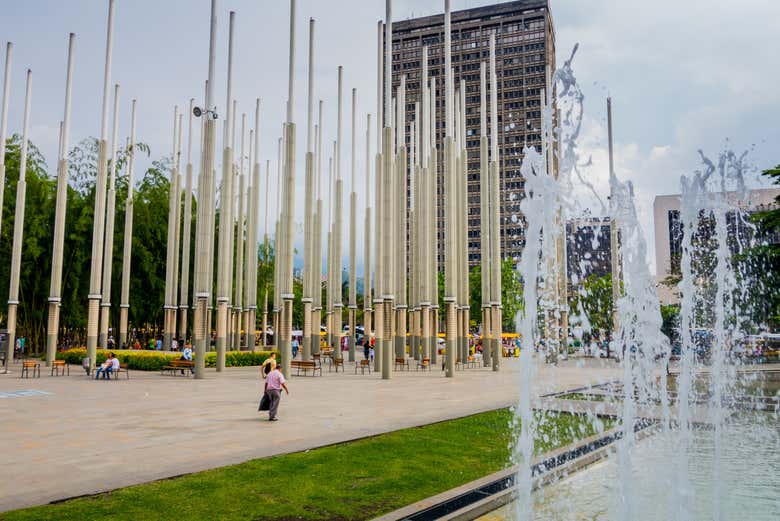 parque de las luces medellín