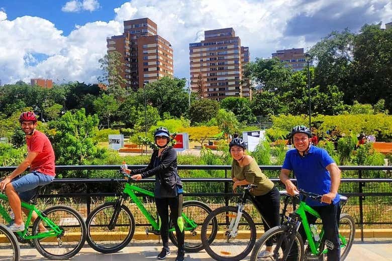 Rota de bicicleta por Medellín