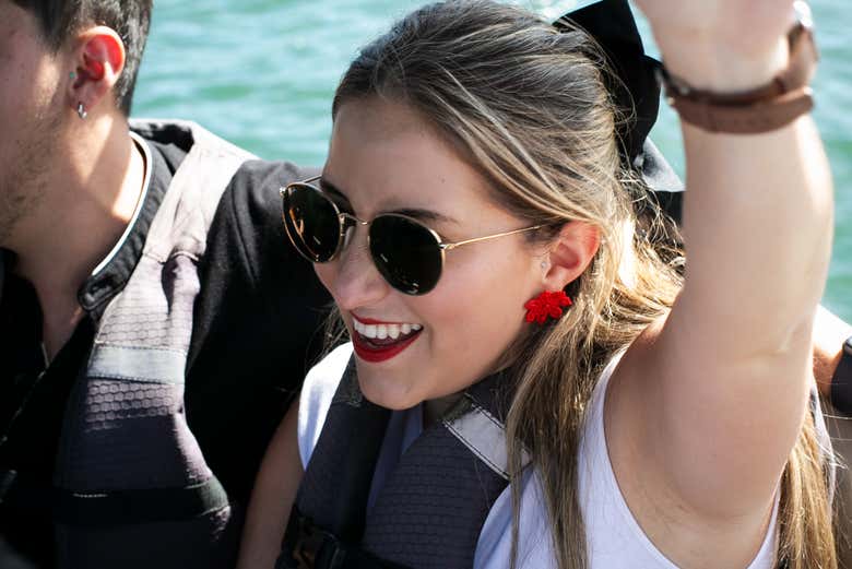 Disfrutando de la travesía