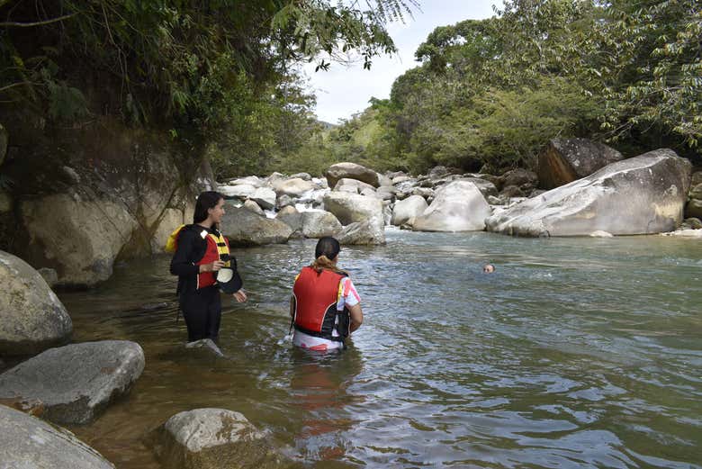 Cross the river on a unique hiking adventure