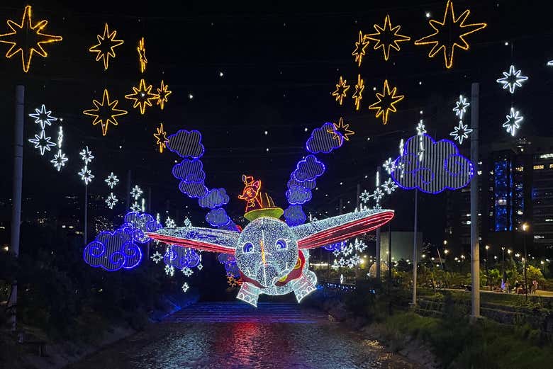 Be dazzled by the lights of Medellín
