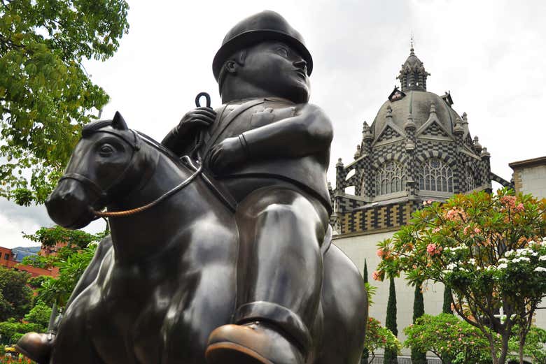 Detalhe do Homem a Cavalo