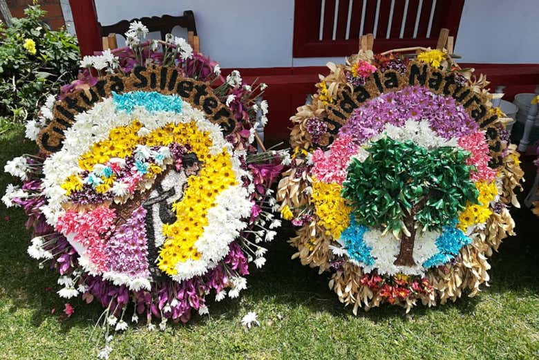 Silletas típicas de la Feria de las Flores
