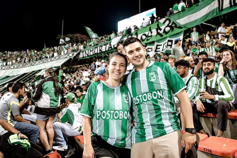 Hinchas del Atlético Nacional de Medellín