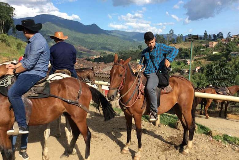 Desfrutando das vistas de Caldas