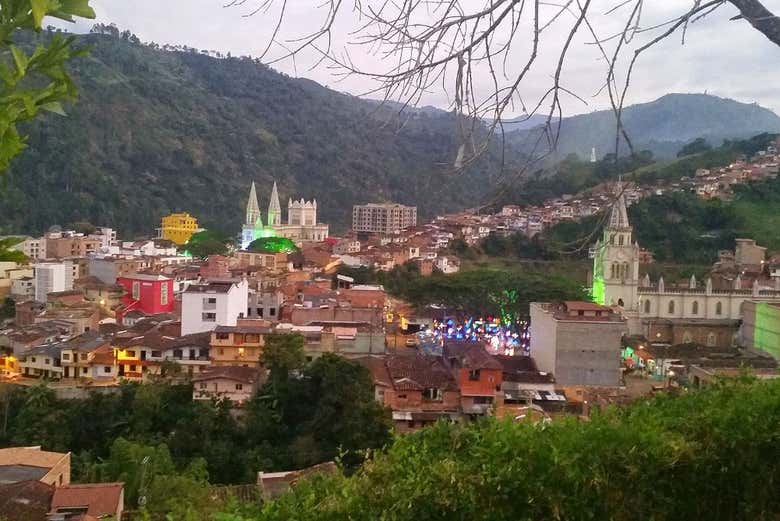 Panorámica del municipio de Andes