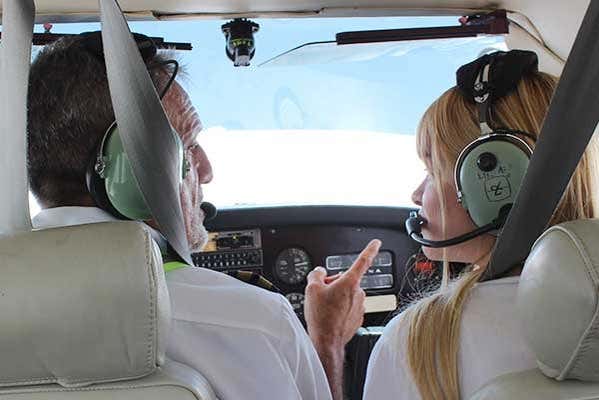 Cabina de la avioneta