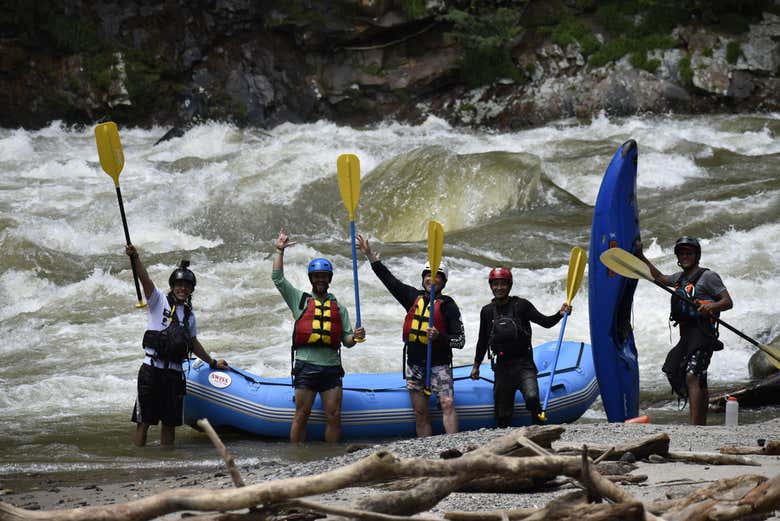 Triumph over the elements on this thrilling river ride