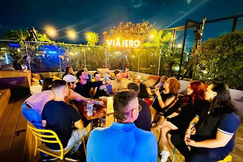 Haciendo amigos en la velada