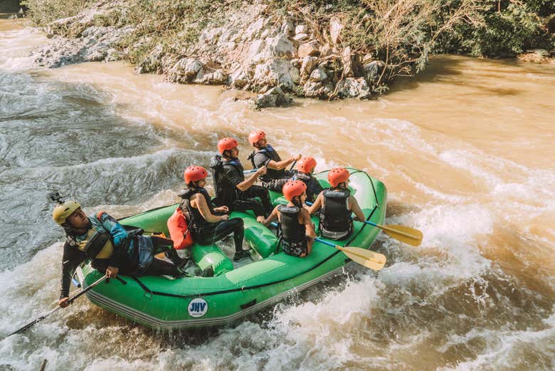 Rafting en el río Claro