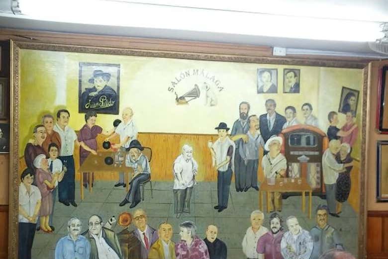 Quadro do Salão Málaga de Medellín