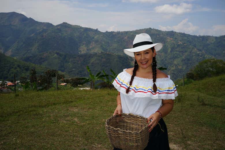 Chapolera, mujer recolectora de café