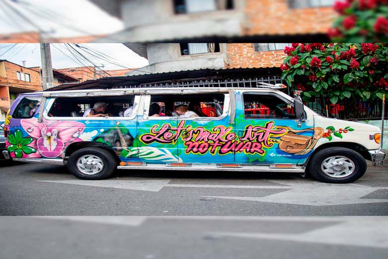 We'll ride in a graffivan!