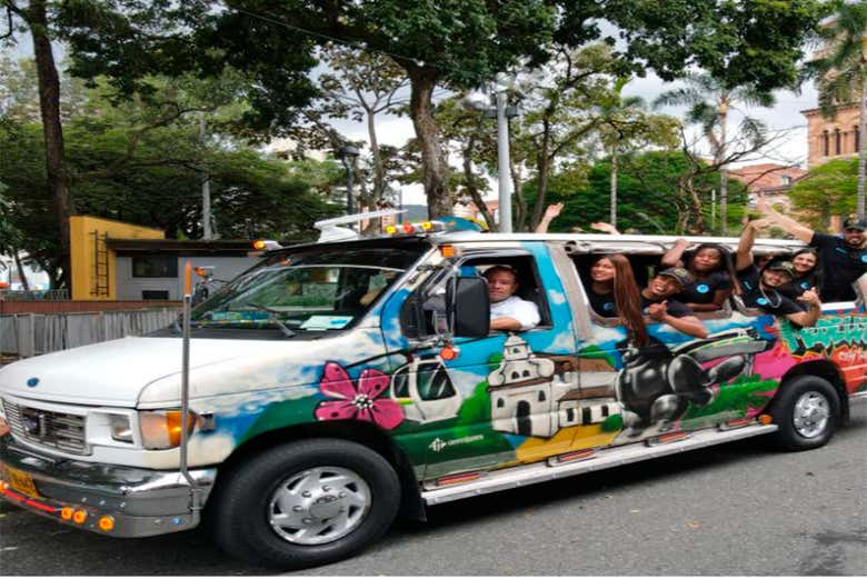 Hop aboard the graffivan!