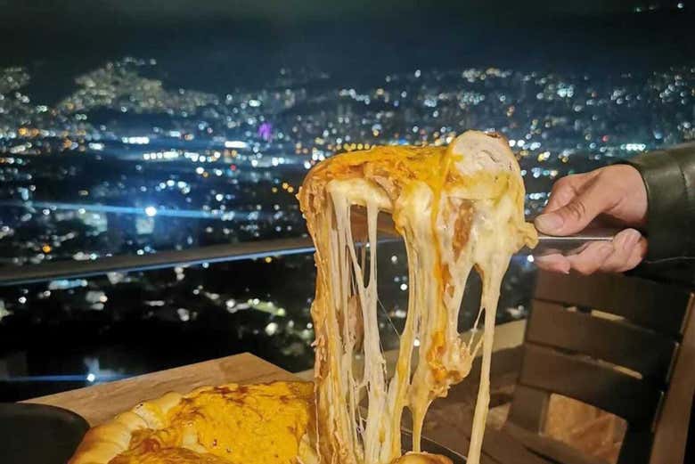 Vous dégusterez une délicieuse pizza
