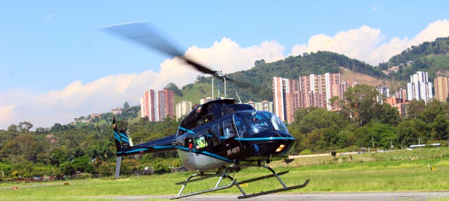 Paseo en helicóptero por Medellín