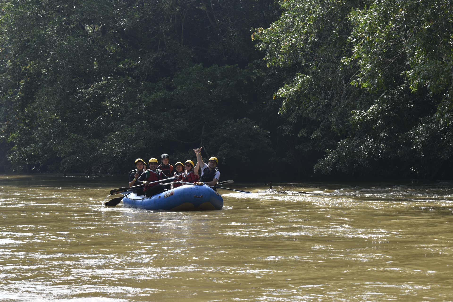 Rafing en el río Claro, Medellín 