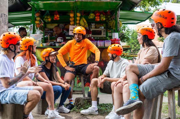 Tour gastronómico en bicicleta eléctrica por Medellín