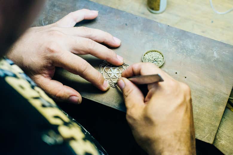 Artesanía de filigrana en Mompox