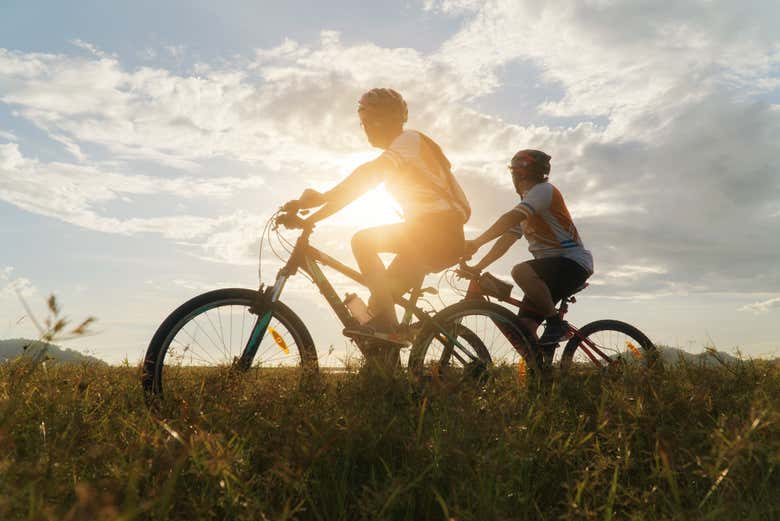 Pedaleando al amanecer en Mompox