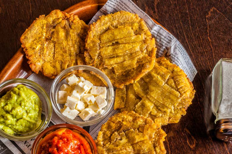 Patacones colombianos