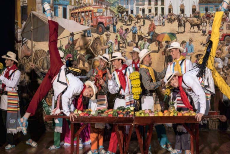 Espectáculo tradicional en el parque