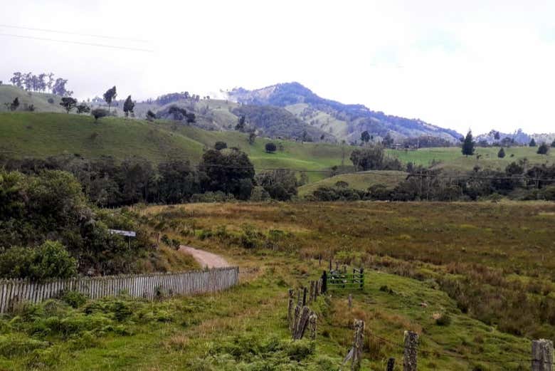 Paysages durant la randonnée