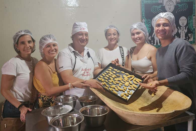 Preparados para degustar las achiras huilenses