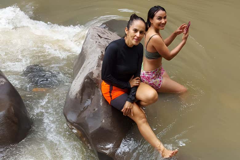 Refrescante chapuzón en el Cañón de los Ídolos