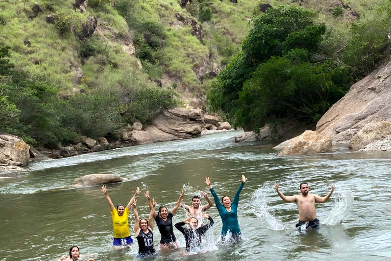 Disfrutando de la excursión