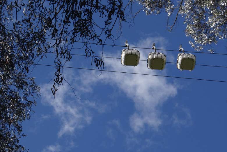 Passeio de teleférico