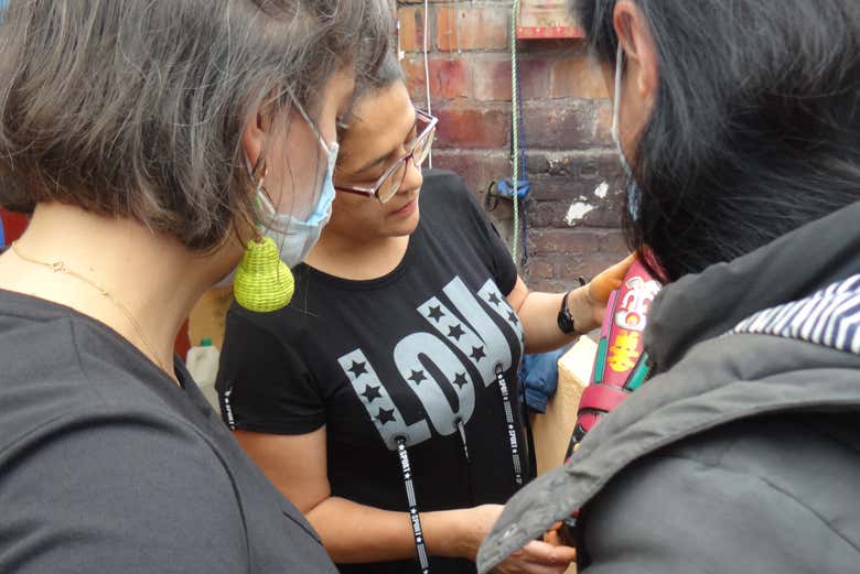 Desfrutando do tour por Pasto