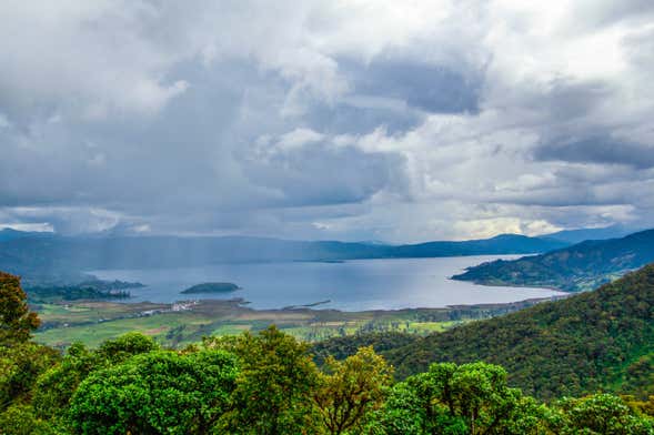 La Cocha Lake, Santa Lucía Wetlands Tour + Fishing in Guamúez River