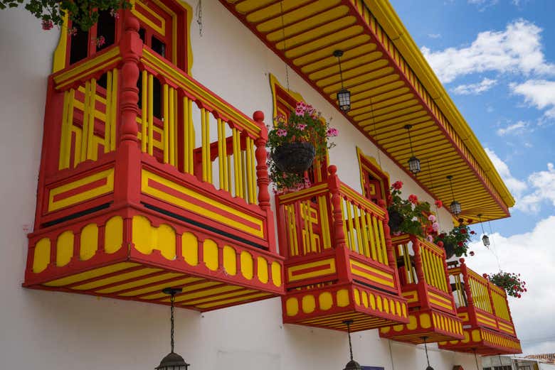 Balcones paisas de Salento