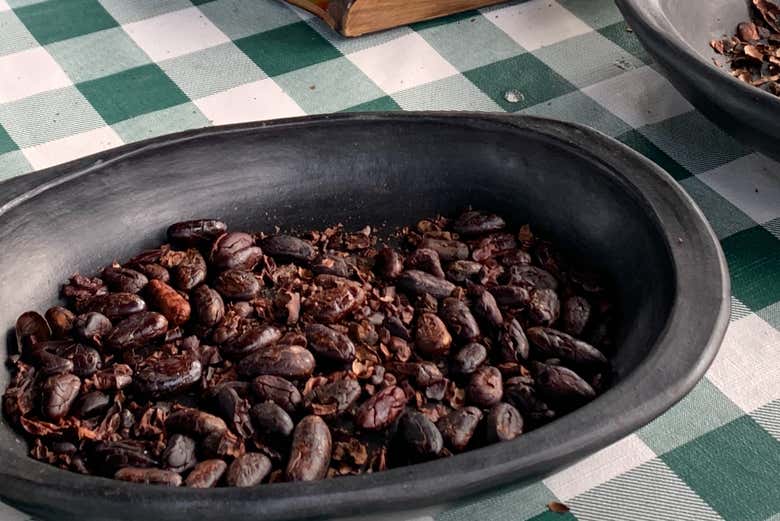 Cacao seco semimolido