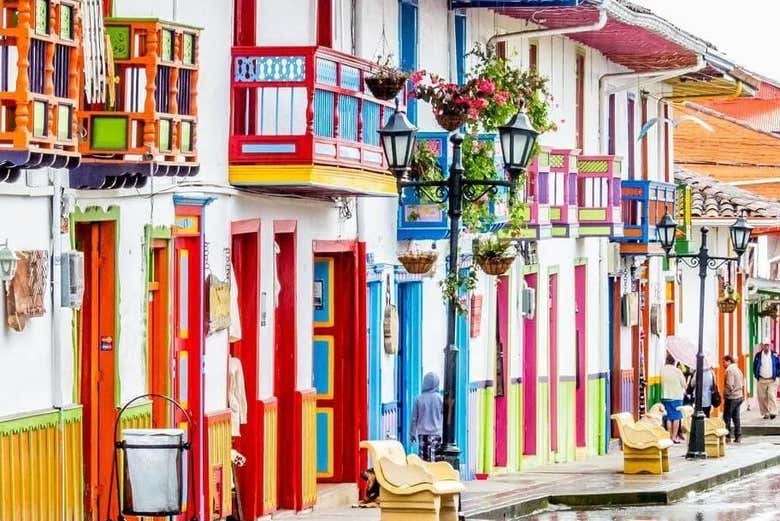 Colores de los pueblos del Eje Cafetero colombiano