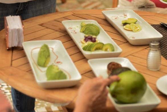 Degustação de abacates