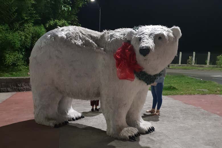 Ours polaire de Noël